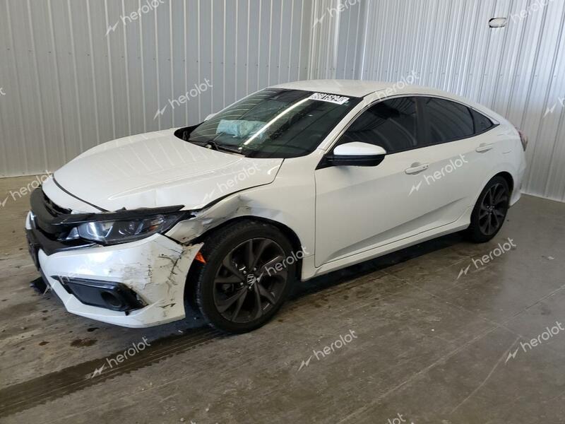 HONDA CIVIC SPOR 2020 white  gas 2HGFC2F8XLH572317 photo #1