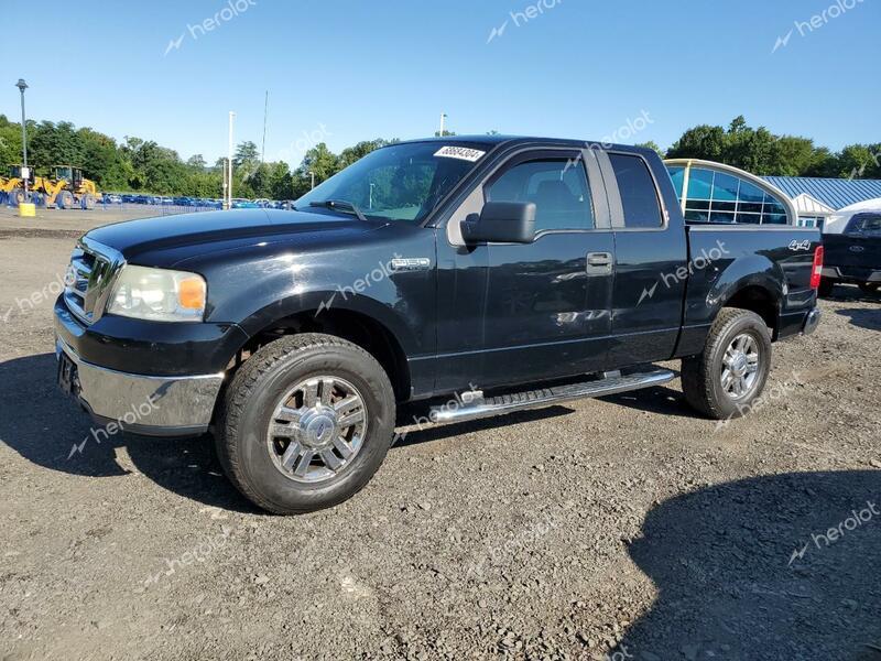 FORD F150 2008 black 4dr ext gas 1FTPX14538FB82968 photo #1