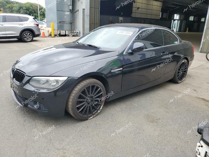 BMW 335 I 2012 black converti gas WBADX7C55CE745599 photo #1