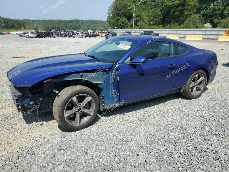 FORD MUSTANG 2015 blue  gas 1FA6P8AM6F5316316 photo #1