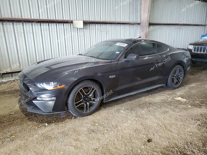 FORD MUSTANG GT 2022 charcoal  gas 1FA6P8CF2N5140393 photo #1