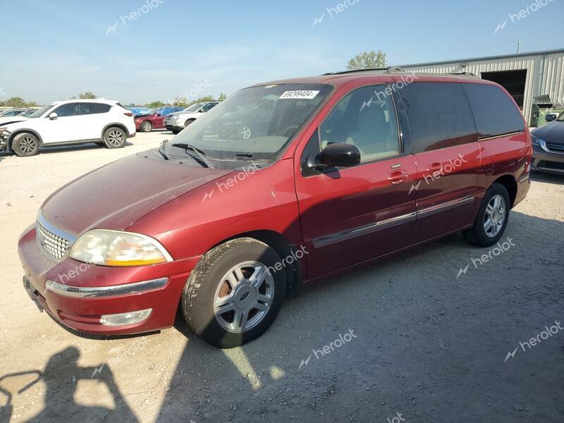 FORD WINDSTAR S 2003 red  gas 2FMZA52433BB01744 photo #1