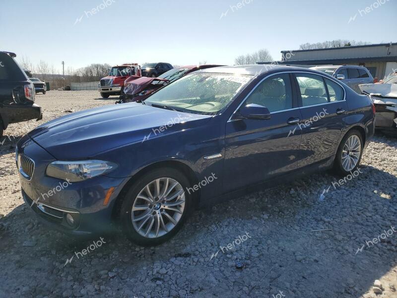 BMW 528 XI 2016 blue  gas WBA5A7C51GG149969 photo #1