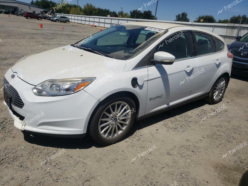 FORD FOCUS BEV 2014 white hatchbac electric 1FADP3R44EL363806 photo #1