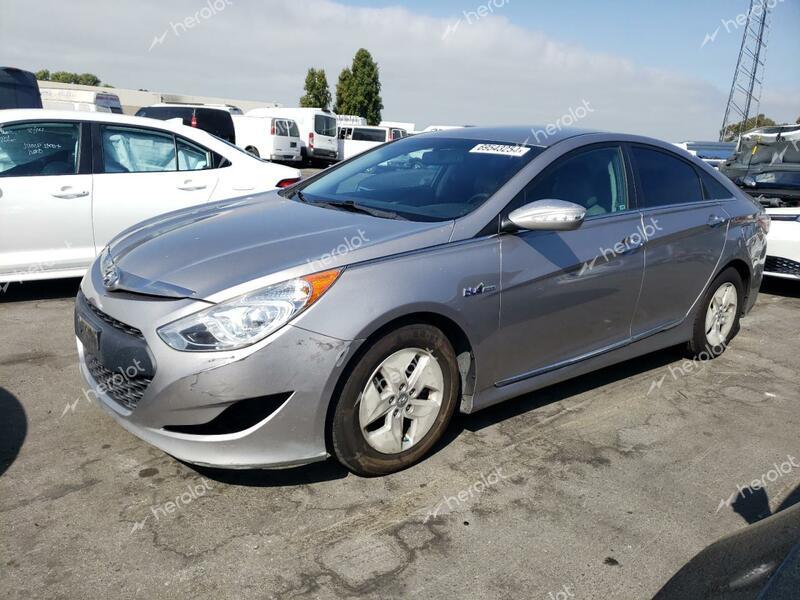 HYUNDAI SONATA HYB 2012 gray  hybrid engine KMHEC4A4XCA057029 photo #1