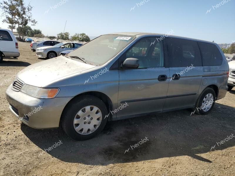 HONDA ODYSSEY LX 2001 gray  gas 2HKRL18541H513521 photo #1