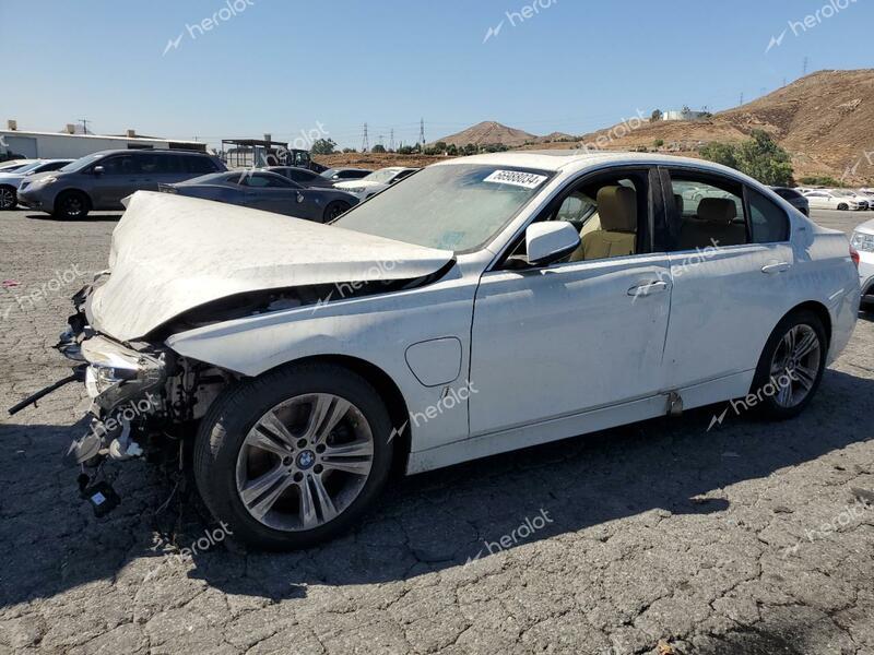 BMW 330E 2017 white  hybrid engine WBA8E1C30HK895454 photo #1