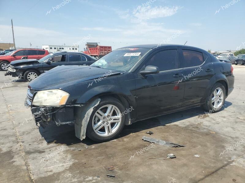 DODGE AVENGER SE 2014 black sedan 4d flexible fuel 1C3CDZAG3EN235718 photo #1