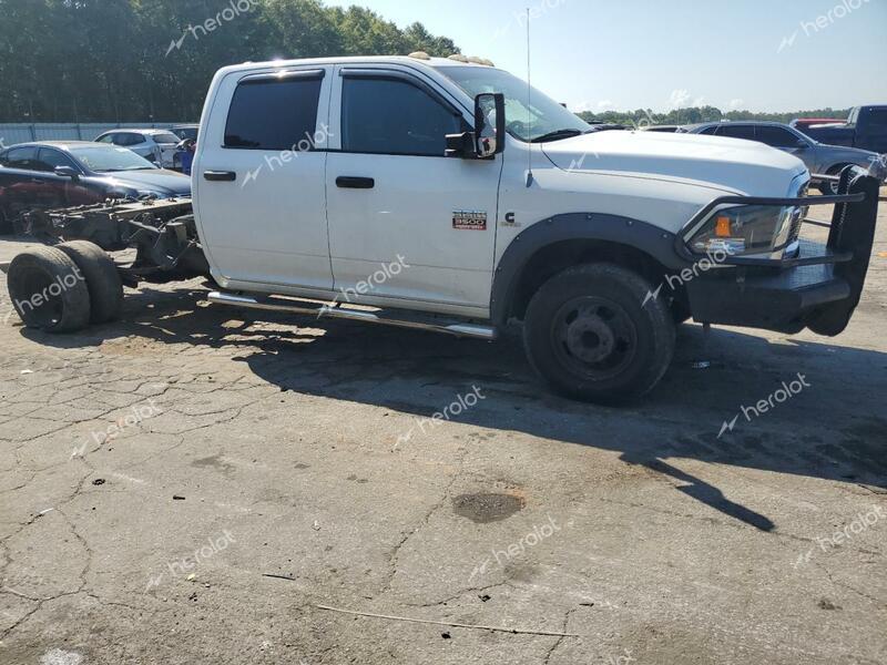 DODGE RAM 3500 S 2012 white crew pic diesel 3C63DRGL3CG263225 photo #1