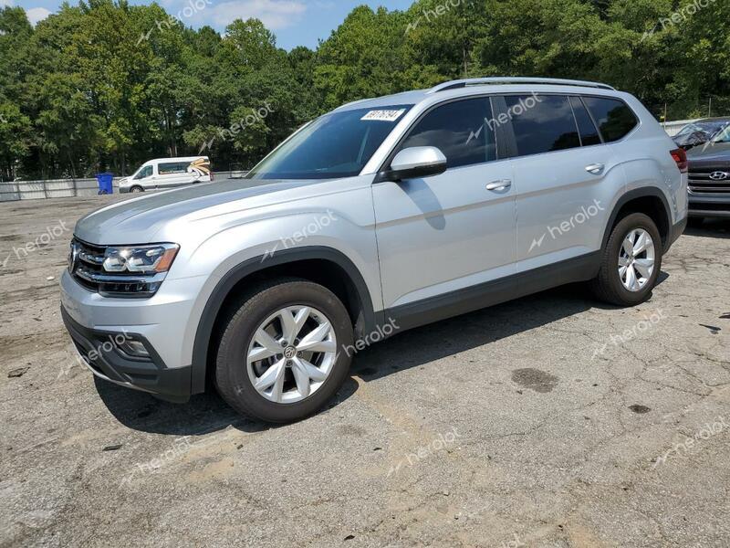 VOLKSWAGEN ATLAS SE 2018 silver  gas 1V2DR2CA1JC537692 photo #1