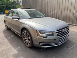 AUDI A8 L QUATT 2011 gray sedan 4d gas WAURVAFD7BN018734 photo #2