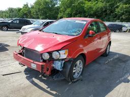 CHEVROLET SONIC LT 2012 red  gas 1G1JC5SH6C4106244 photo #3