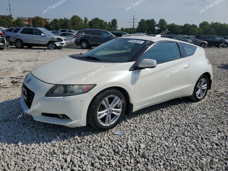 HONDA CR-Z EX 2012 white  hybrid engine JHMZF1D63CS001502 photo #1