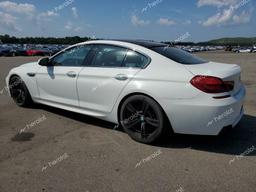 BMW M6 GRAN CO 2015 white  gas WBS6C9C5XFD467711 photo #3