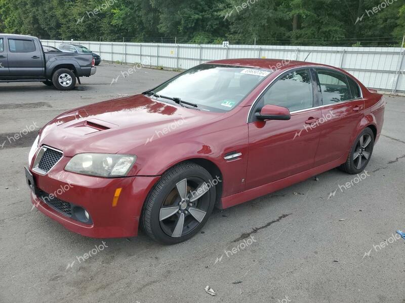 PONTIAC G8 2009 maroon  gas 6G2ER57709L192969 photo #1