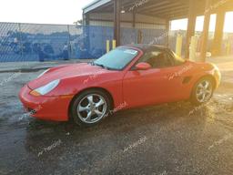 PORSCHE BOXSTER 2002 red  gas WP0CA29852U624743 photo #2