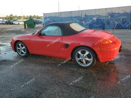 PORSCHE BOXSTER 2002 red  gas WP0CA29852U624743 photo #3