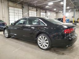 AUDI A8 L QUATT 2017 black  gas WAU44AFD3HN012516 photo #3