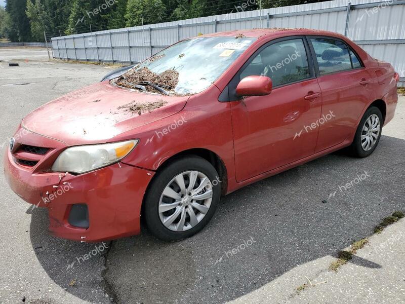 TOYOTA COROLLA BA 2012 red  gas 2T1BU4EE8CC818305 photo #1