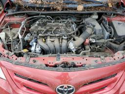 TOYOTA COROLLA BA 2012 red  gas 2T1BU4EE8CC818305 photo #4