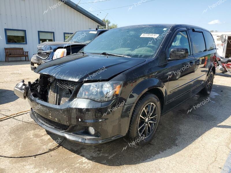 DODGE GRAND CARA 2015 black  flexible fuel 2C4RDGCG7FR625281 photo #1