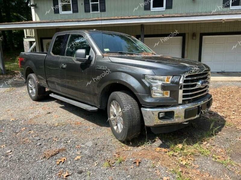 FORD F150 SUPER 2016 charcoal 4dr ext gas 1FTFX1EF3GFC70341 photo #1