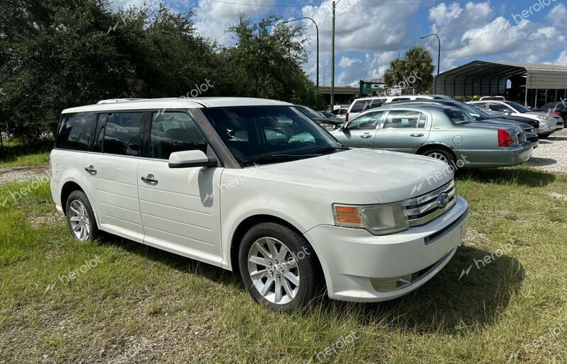 FORD FLEX SEL 2009 white 4dr spor gas 2FMDK52C69BA03265 photo #1