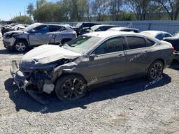 CHEVROLET IMPALA LT 2016 gray sedan 4d gas 1G1115S39GU116332 photo #2