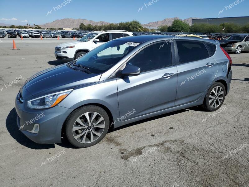 HYUNDAI ACCENT SPO 2017 gray  gas KMHCU5AEXHU353564 photo #1