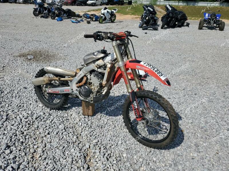 HONDA CRF250 R 2019 red  gas JH2ME1234KK100813 photo #1