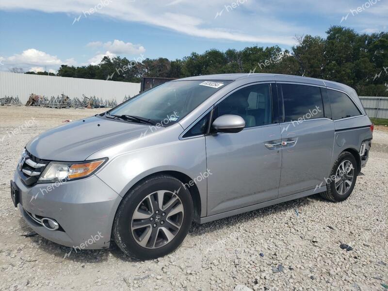 HONDA ODYSSEY TO 2017 silver  gas 5FNRL5H94HB000322 photo #1