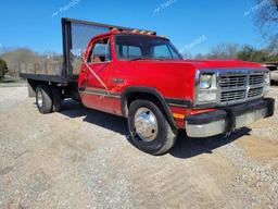 DODGE D-SERIES D 1993 red chassis diesel 1B6ME36C7PS164953 photo #2