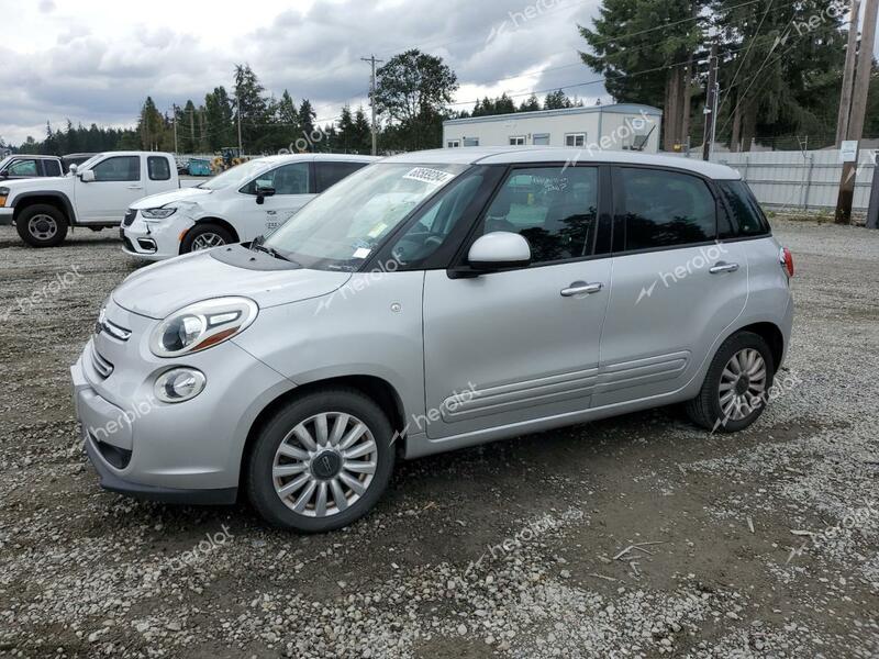 FIAT 500L EASY 2014 silver 4dr spor gas ZFBCFABH7EZ024628 photo #1