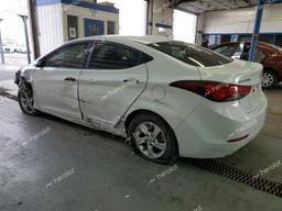 HYUNDAI ELANTRA SE 2015 white  gas 5NPDH4AE7FH584629 photo #3