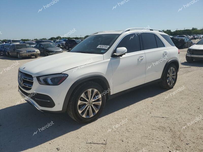 MERCEDES-BENZ GLE 350 4M 2022 white  gas 4JGFB4KB1NA617124 photo #1