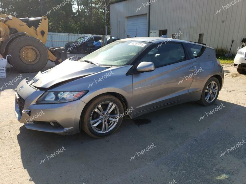 HONDA CR-Z EX 2011 silver  hybrid engine JHMZF1C65BS010072 photo #1