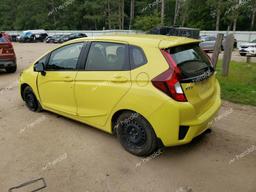 HONDA FIT LX 2016 yellow hatchbac gas JHMGK5H58GS009256 photo #3