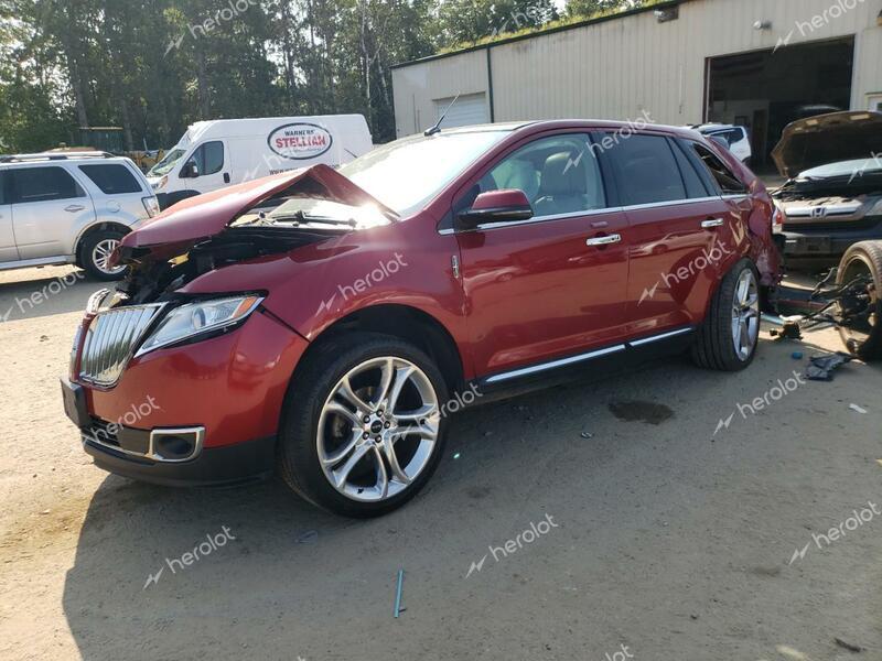 LINCOLN MKX 2013 red  gas 2LMDJ8JKXDBL30746 photo #1