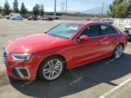 AUDI A4 PREMIUM 2024 red  gas WAUEAAF44RN005511 photo #2