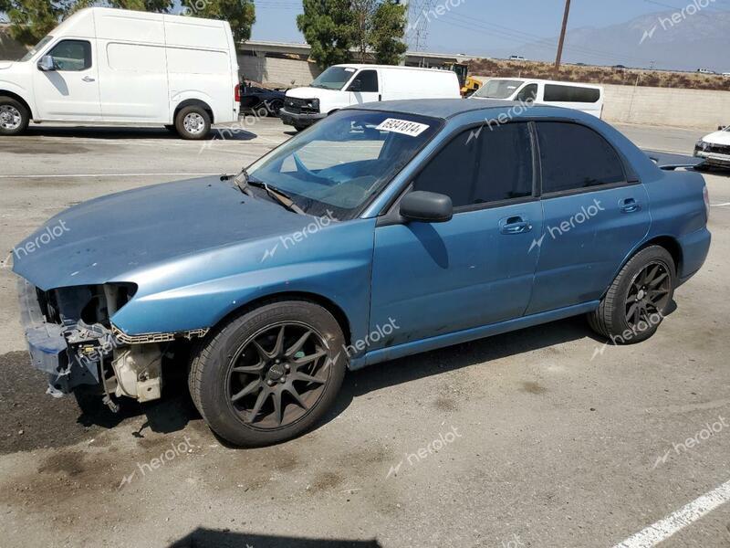 SUBARU IMPREZA 2. 2007 blue  gas JF1GD61607H505627 photo #1