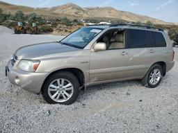 TOYOTA HIGHLANDER 2006 gold 4dr spor hybrid engine JTEDW21A660004108 photo #2