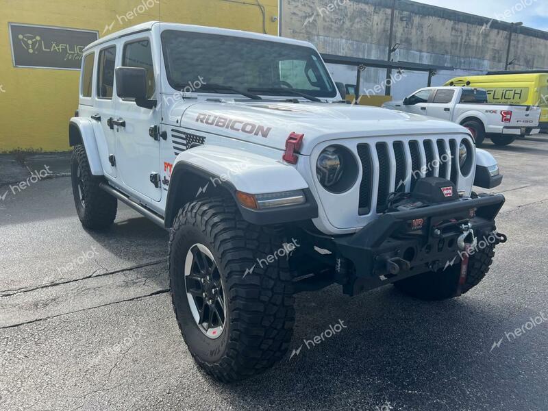 JEEP WRANGLER U 2021 white  gas 1C4HJXFG2MW620350 photo #1