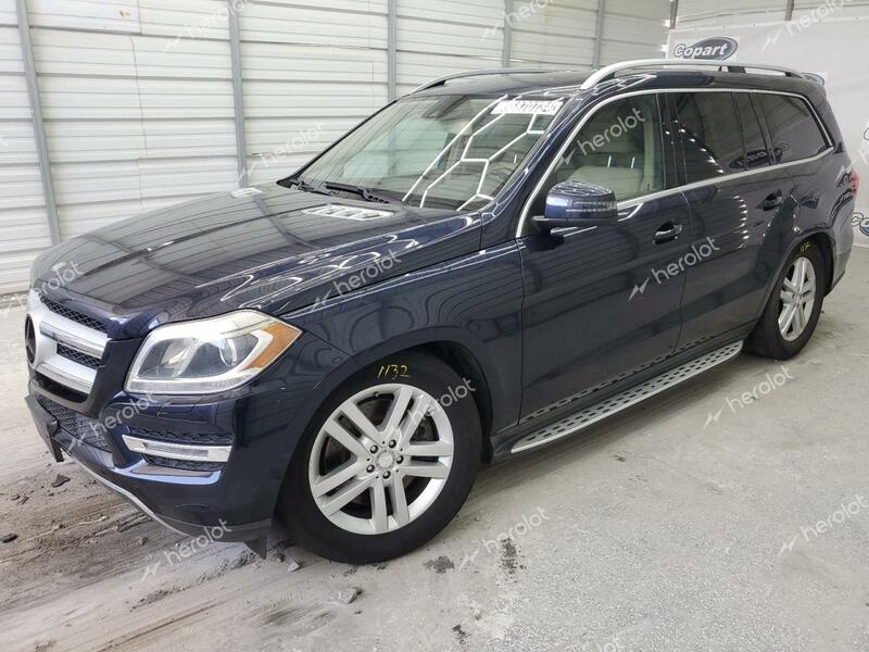 MERCEDES-BENZ GL 450 4MA 2013 blue  gas 4JGDF7CE3DA230305 photo #1