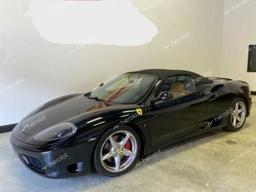 FERRARI 360 SPIDER 2002 black converti gas ZFFYT53A220127834 photo #3