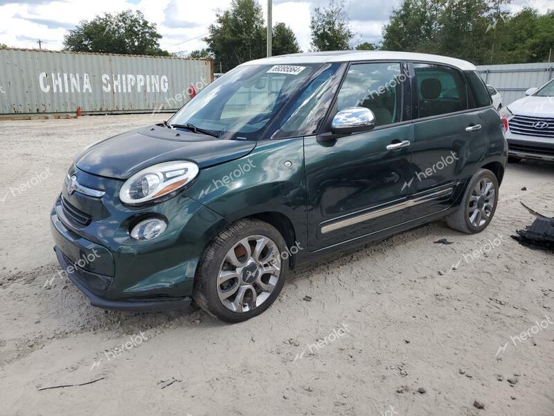 FIAT 500L LOUNG 2014 green 4dr spor gas ZFBCFACH2EZ026866 photo #1