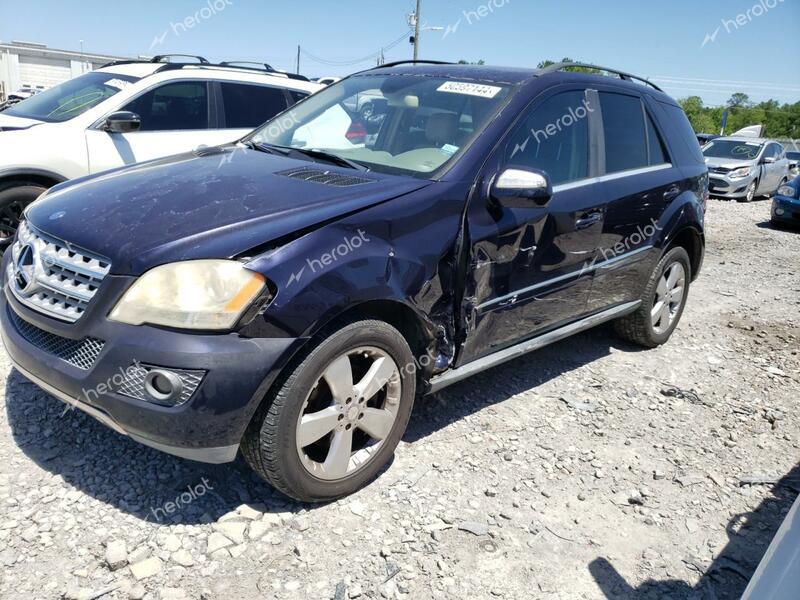 MERCEDES-BENZ ML 350 4MA 2010 blue 4dr spor gas 4JGBB8GB6AA608928 photo #1