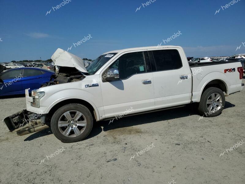 FORD F150 SUPER 2015 white  gas 1FTEW1EG1FFC07387 photo #1