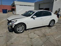 INFINITI Q40 2015 white  gas JN1CV6APXFM502189 photo #2