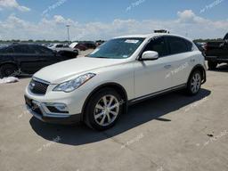 INFINITI QX50 2017 white  gas JN1BJ0RP3HM386314 photo #2