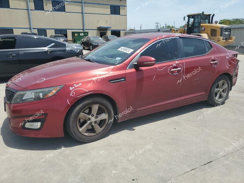 KIA OPTIMA LX 2014 maroon  gas 5XXGM4A79EG314970 photo #1